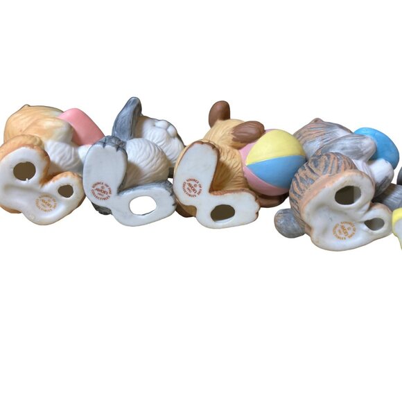 AVON "Best Buddies" Porcelain Figurines Vintage 1992 Custom Lot of 5 - Picture 8 of 10